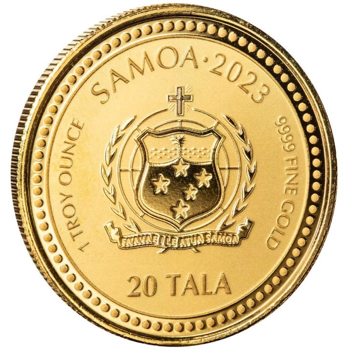 Samoa: The Teacher 1 uncja Złota 2023 Proof