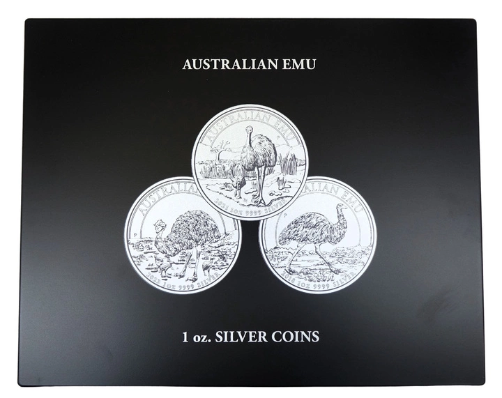 Leuchtturm - Kaseta Australijski Emu 20 x 1 uncja Srebra