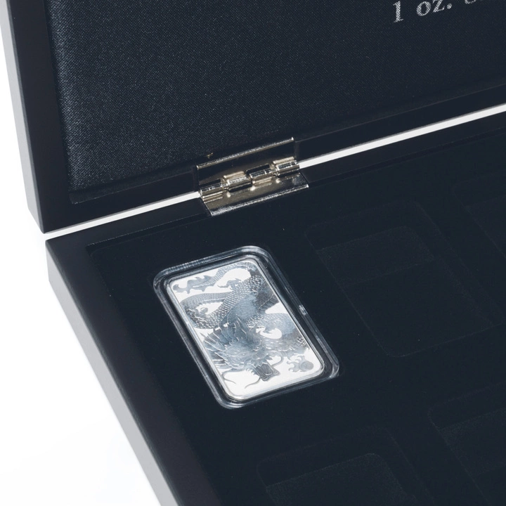 Leuchtturm - Kaseta Volterra Dragon 18 sztabko monet x 1 uncja Srebra