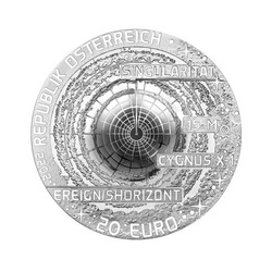 The Uncharted Universe: Black Hole kolorowany 2/3 uncji Srebra 2022 Proof