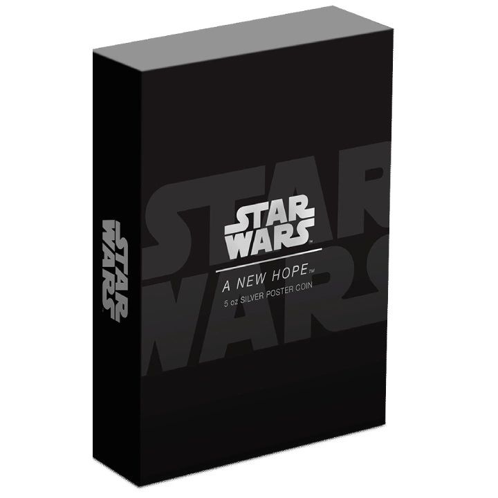 Niue: Star Wars - A New Hope kolorowany 5 uncji Srebra 2023 Proof