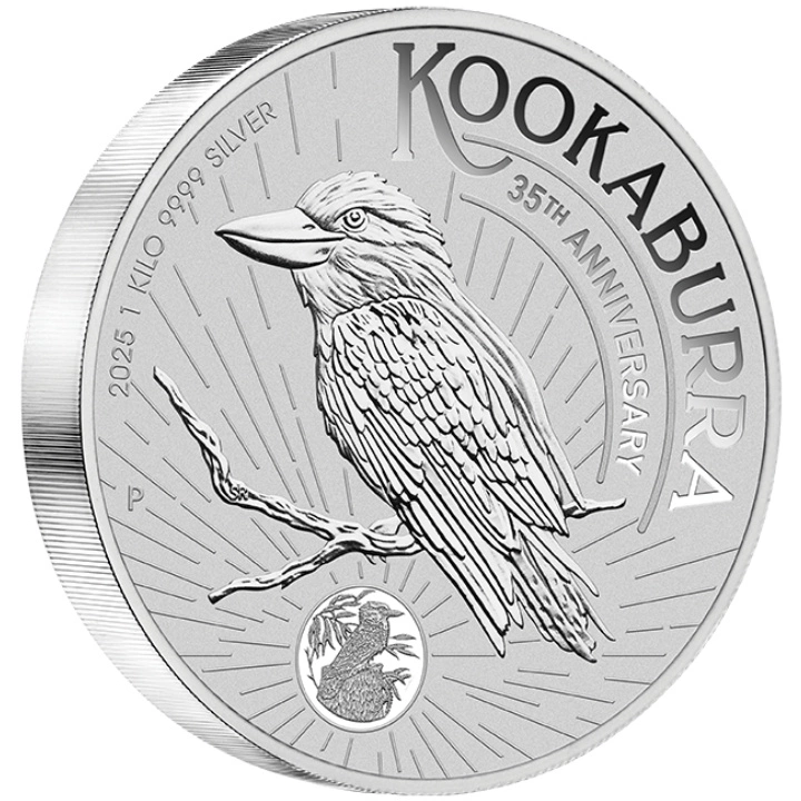 Kookaburra 1000 gramów Srebra 2025