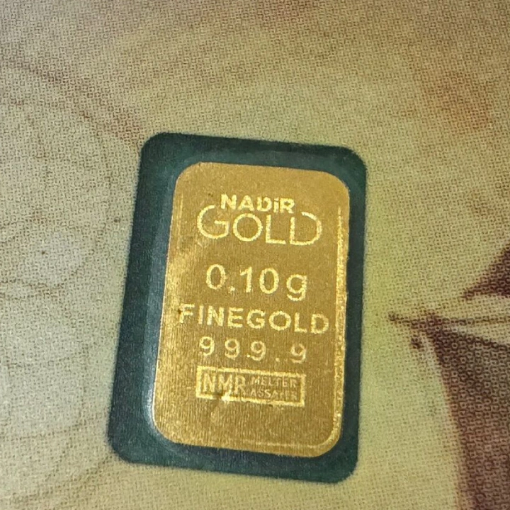 Sztabka Nadir 0,1 grama Złota