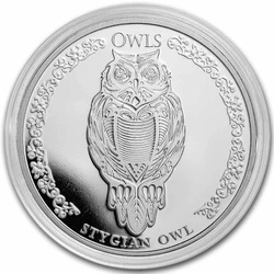 Czad: Owls - Stygian Owl 1 uncja Srebra 2024