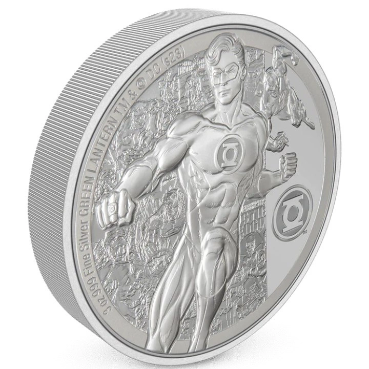 Niue: DC Comics - Green Lantern 3 uncje Srebra 2023 Proof