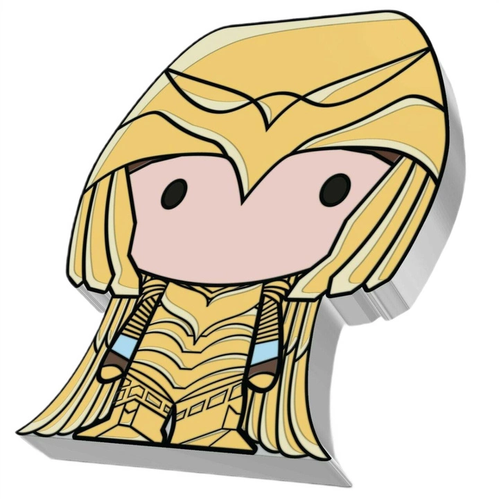 Niue: DC Comics - Wonder Woman '84 Chibi Coin kolorowany 1 uncja Srebra 2021 Proof