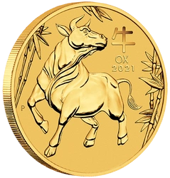 Lunar III: Rok Bawoła 1/2 uncji Złota 2021