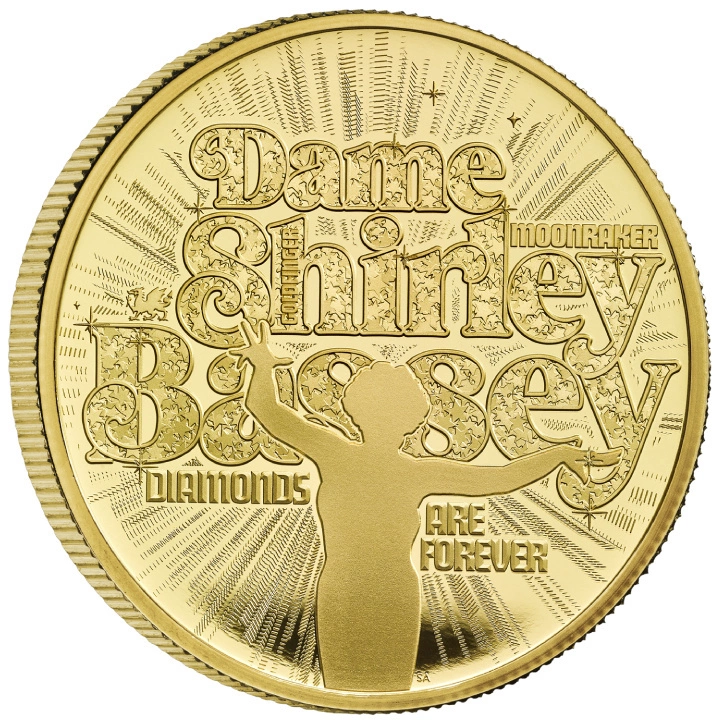 Dame Shirley Bassey 2 uncje Złota 2023 Proof