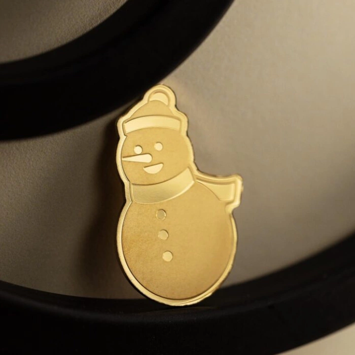 Palau: Snowman 0,5 grama Złota Silk Coin