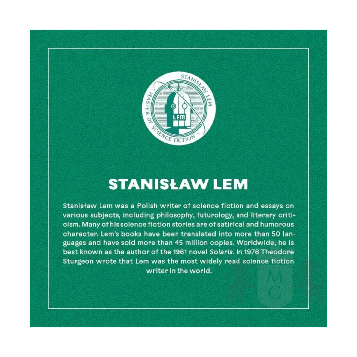 Malta: Daniel Mróz i Stanisław Lem kolorowany 20 Euro Srebro 2022 High Relief Antiqued Coin