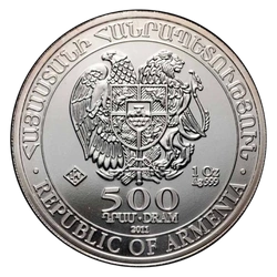 Arka Noego 1 uncja Srebra 2011