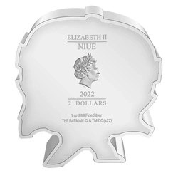 Niue: The Batman - The Riddler Chibi Coin kolorowany 1 uncja Srebra 2022 Proof