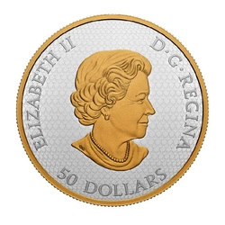 Canada: Holiday Gifts pozłacany 5 uncji Srebra 2022 Proof