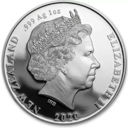 Kiwi kolorowany 1 uncja Srebra 2020 Proof