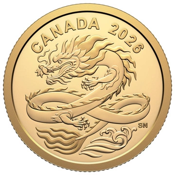 Canada: Lucky Dragon $8 Złoto 2026 Proof 