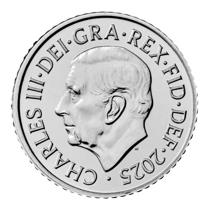 Zestaw 8 monet Miedzionikiel Wielka Brytania Definitive 2025