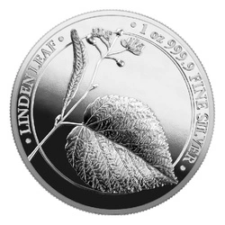 Linden Leaf 1 uncja Srebra 2022 Proof