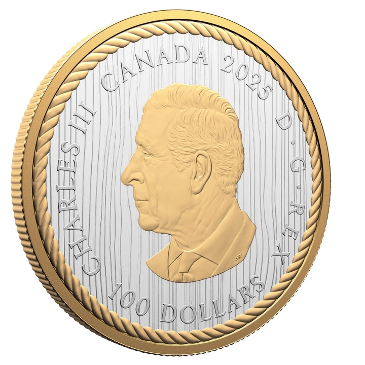 Canada: The Hunter pozłacany 10 uncji Srebra 2025 Proof