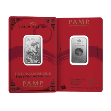 Sztabka PAMP: Lunar Legends - 1,000 Mile Horse 10 gramów Srebra 2026