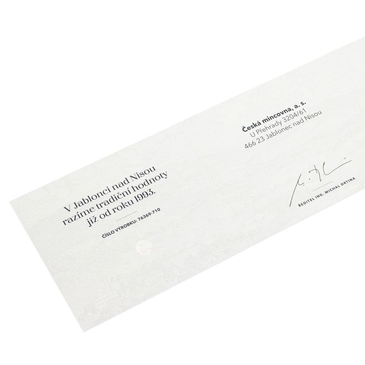 Zestaw 5 monet Niue: Czech Lion Srebro 2023