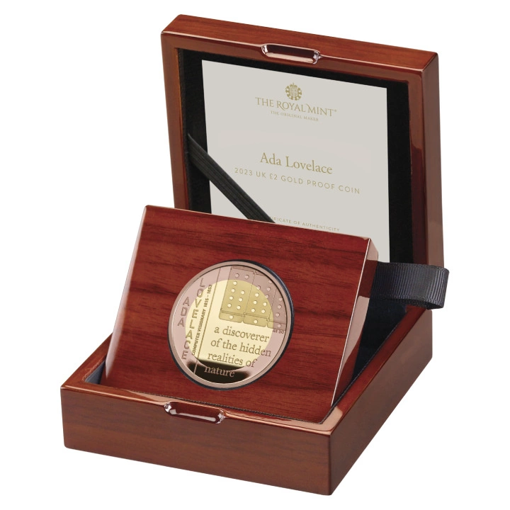 Ada Lovelace £2 Złoto 2023 Proof