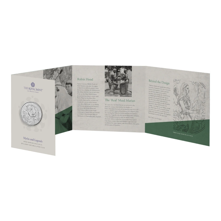 Myths & Legends: Maid Marian £5 Miedzionikiel 2024