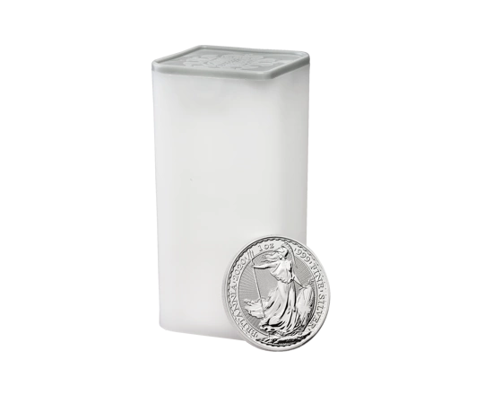 Britannia 1 uncja Srebra 2020 PAKIET 25 SZTUK