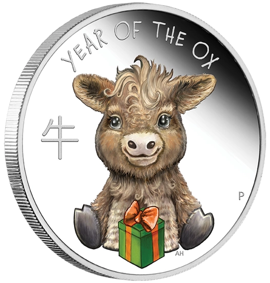 Lunar III: Mały Bawół 1/2 uncji Srebra 2021 Proof