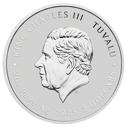 Tuvalu: Teenage Mutant Ninja Turtles - Pizza kolorowany 2 uncje Srebra 2025 Proof