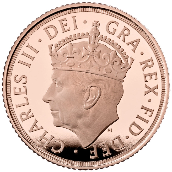 Wielka Brytania: The Coronation of His Majesty King Charles Sovereign Zestaw 5 monet 2023 Proof