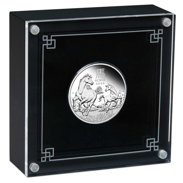 Perth Mint: Lunar III - Rok Konia 1/2 uncji Srebra 2026 Proof