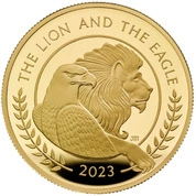 The Lion and The Eagle 1 uncja Złota 2023 Proof