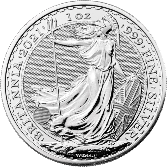 Britannia 1 uncja Srebra 2021 PAKIET 500 SZTUK