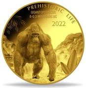 Congo: Prehistoric Life - Gigantopithecus 0.5 grama Złota 2022 Proof
