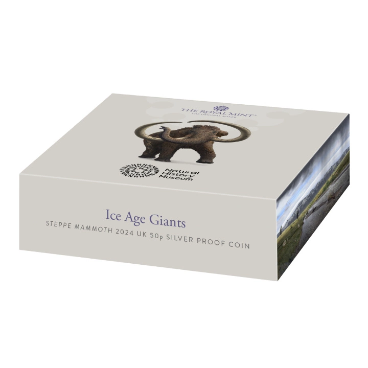 Tales of the Earth - Steppe Mammoth 50p Srebro 2024 Proof