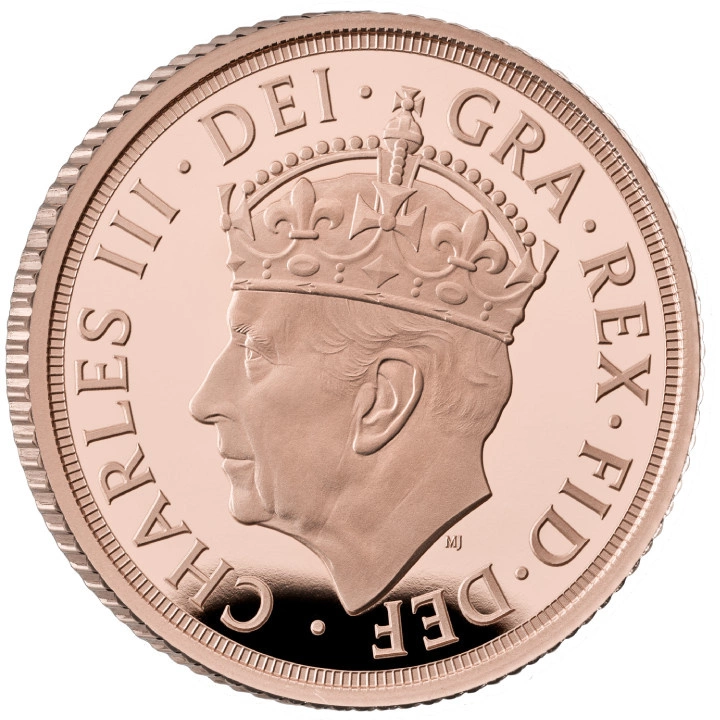 Wielka Brytania: The Coronation of His Majesty King Charles 1/2 Sovereign 2023 Proof