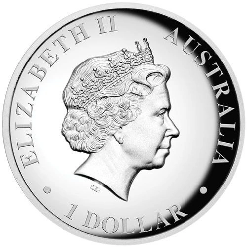 Kookaburra 1 uncja Srebra 2014 PROOF High Relief