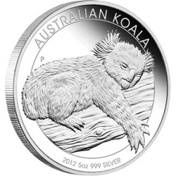 Koala 5 Uncji Srebra  2012 Proof