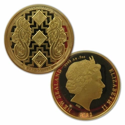 Zestaw 2 monet Tane Mahuta 2 x 1/2 uncji Złota 2022 Proof