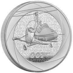 Bond Films of the 60s 5 uncji Srebra 2023 Proof