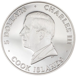 Cook Islands: Typefaces - Frankenstein 1 uncja Srebra 2023 Proof 