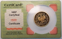 Orzeł Bielik 1/4 uncji Złota 1996