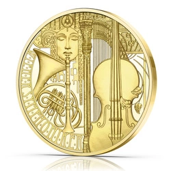 The 125th Anniversary of the Vienna Symphony Orchestra 1/2 Uncji Złota Proof