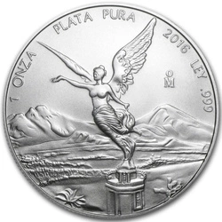 Mexican Libertad 1 uncja Srebra 2016