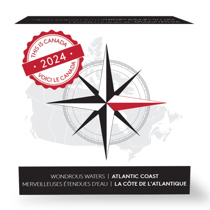 Canada: This Is Canada - Wondrous Waters "Atlantic Coast" $20 Srebro 2024 Proof