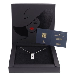 Niue: Pendant - Little Black Dress kolorowany $1 Srebro 2022 Natural Diamond