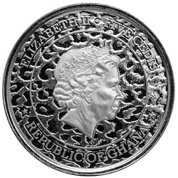 Ghana: African Leopard 1 uncja Srebra 2022