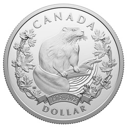 Canada: 50th Anniversary of the Beaver as an Official Symbol $1 Srebro 2025 Proof