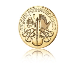 Wiedeński Filharmonik 1/4 uncji Złota 2022