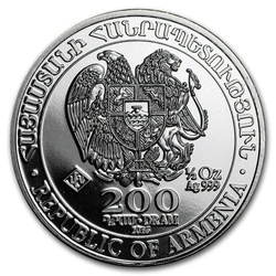 Arka Noego 1/2 uncji Srebra